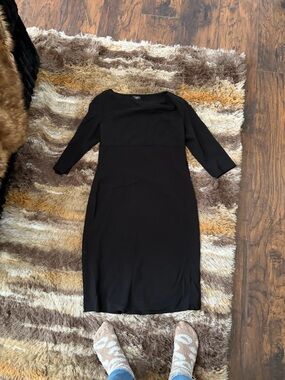 Classic Black Sheath Dress - Women's Elegant Work Dress